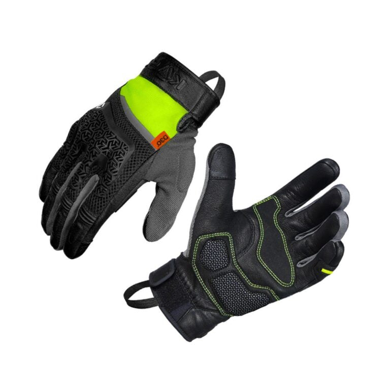 KORDA ADVENTURE D3O FL YELLOW RIDING GLOVES