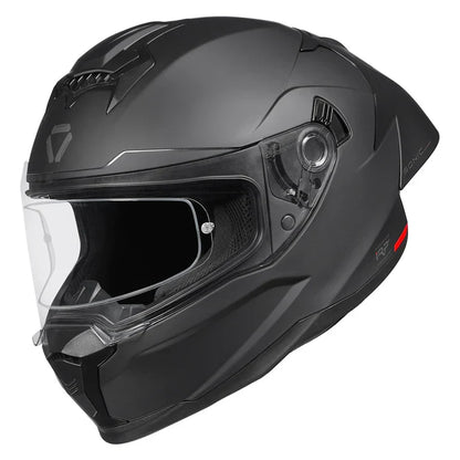 KORDA SONIC GP SOLID MATT BLACK FULL FACE HELMET - ECE AND ISI CERTIFIED