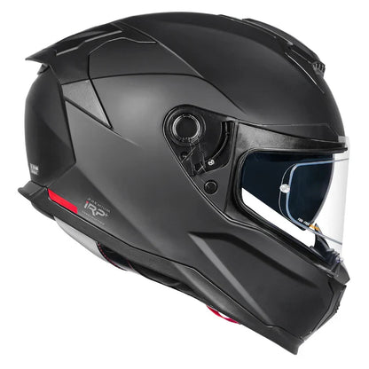 KORDA SONIC GP SOLID MATT BLACK FULL FACE HELMET - ECE AND ISI CERTIFIED