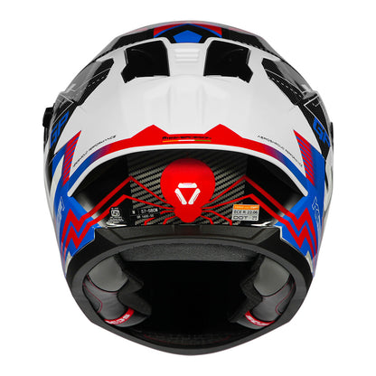 Korda Sonic GP Spi-D Helmet (Blue) FULL FACE HELMET- ECE AND ISI CERTIFIED