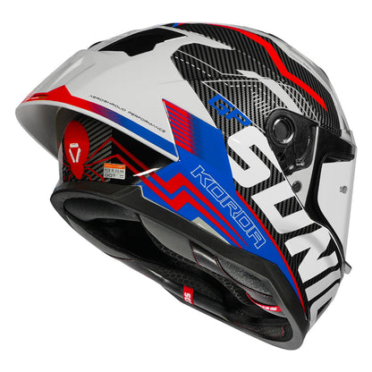 Korda Sonic GP Spi-D Helmet (Blue) FULL FACE HELMET- ECE AND ISI CERTIFIED