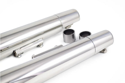 Royal Enfield Continental GT 650 / Interceptor 650 Twins Polish Finish - Long Type PoweRage Performance Slip-On Exhaust