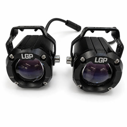 LGP DK150S 70W LED Spotlight for Motorcycles – 7200 Lumens Auxiliary Driving Light, IP68 Waterproof