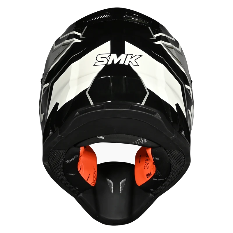 SMK ALLTERRA MAVERIX Motocross Helmet GL261 ( Black Grey ) | ( Glossy )