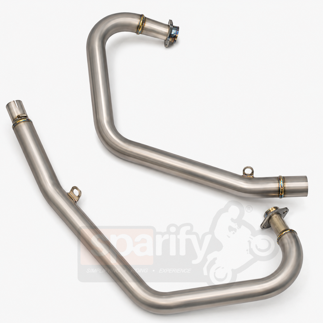 MK Racing Titanium Performance Header Pipes for Royal Enfield Interceptor 650 & Continental GT 650