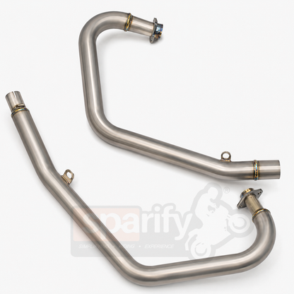 MK Racing Titanium Performance Header Pipes for Royal Enfield Interceptor 650 & Continental GT 650