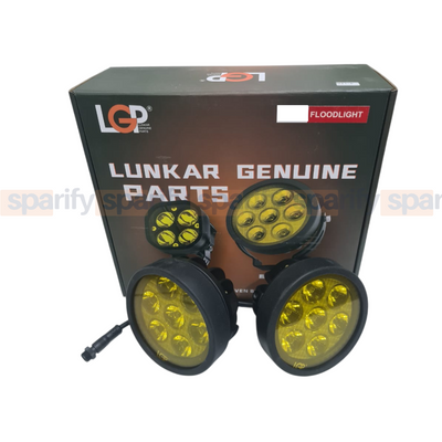 DK 70 SPOTLIGHTS  | White/Yellow | with wiring harness and wireless button switch | 140W (SET) | 18 months warranty | Universal for cars and motorcycles | LGP