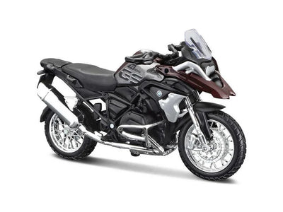 Maisto BMW R 1200 GS 2017, Maroon, 1:18 - collectible scale model motorcycle