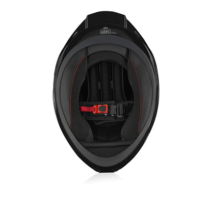 Reise Helden Full Face Riding Helmet | ISI/DOT/ECE Certified | European Design | Bluetooth Ready | Polycarbonate Shell -  Matte Black