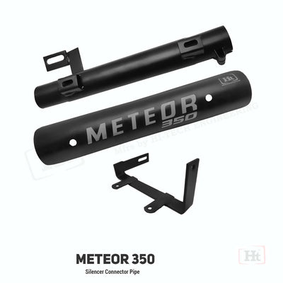 Meteor silencer connector pipe with heat shield – REM 618