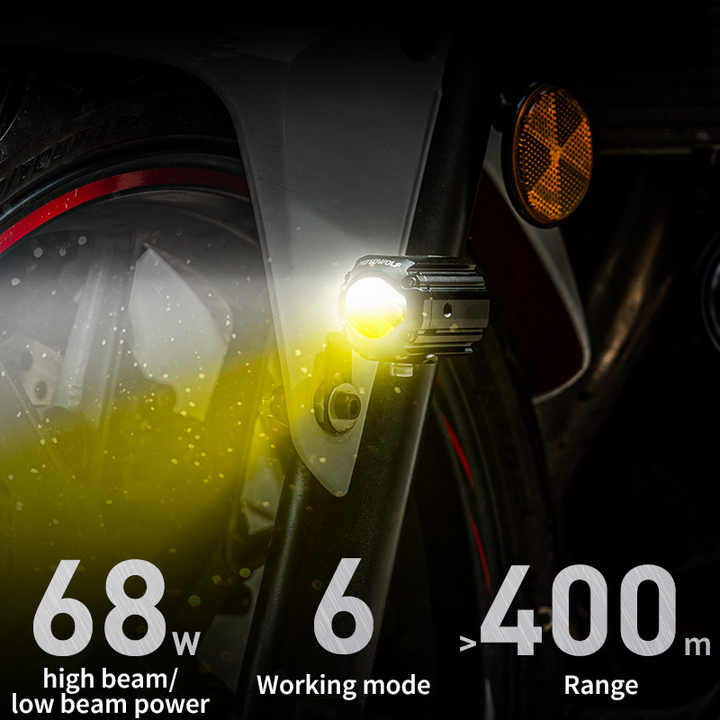 Motowolf L2 Brontosaurus Waterproof Fog Light ( pair ) | 1 Year Warranty - universal for all motorcycle