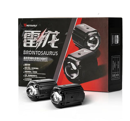 Motowolf L2 Brontosaurus Waterproof Fog Light ( pair ) | 1 Year Warranty - universal for all motorcycle