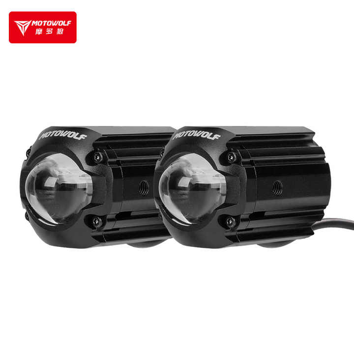 Motowolf L2 Brontosaurus Waterproof Fog Light ( pair ) | 1 Year Warranty - universal for all motorcycle
