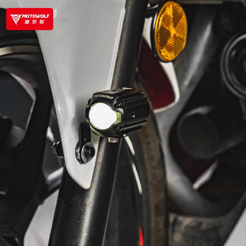 Motowolf L2 Brontosaurus Waterproof Fog Light ( pair ) | 1 Year Warranty - universal for all motorcycle