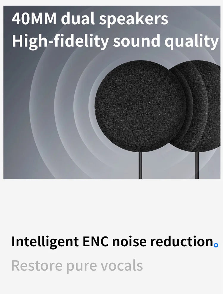 MOTOWOLF BH1 Motorcycle Helmet Headset Bluetooth Headset for Full Face Helmet (Hard Microphone) – Advanced Motorcycle Communication | 6 MONTHS WARRANTY