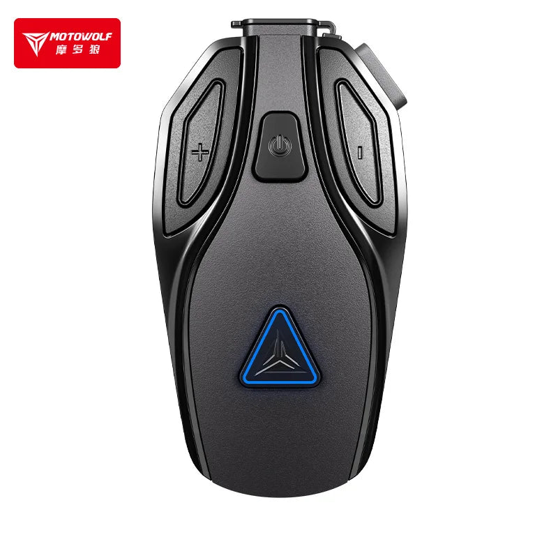 MOTOWOLF BH1 Motorcycle Helmet Headset Bluetooth Headset for Full Face Helmet (Hard Microphone) – Advanced Motorcycle Communication | 6 MONTHS WARRANTY