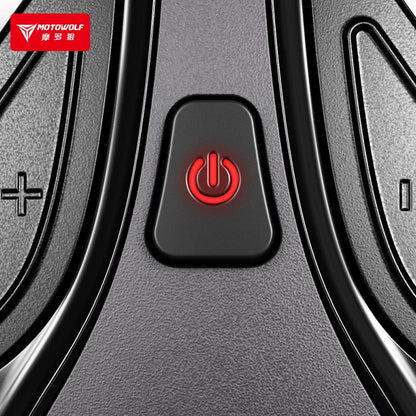 MOTOWOLF BH1 Motorcycle Helmet Headset Bluetooth Headset for Full Face Helmet (Hard Microphone) – Advanced Motorcycle Communication | 6 MONTHS WARRANTY