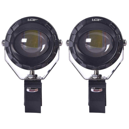DK330 HIGH POWER SPOTLIGHT | 60W |  Ultra Wide Driving Fog Lights | White/Yellow | with wiring harness and Intelligent wireless button switch | 1 year warranty | LGP