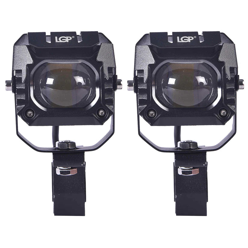 LGP FOG LAMP DK260 WITH WIRING HARNESS AND WIRED SWITCH FOR ALL BIKES | 18 MONTHS WARRANTY