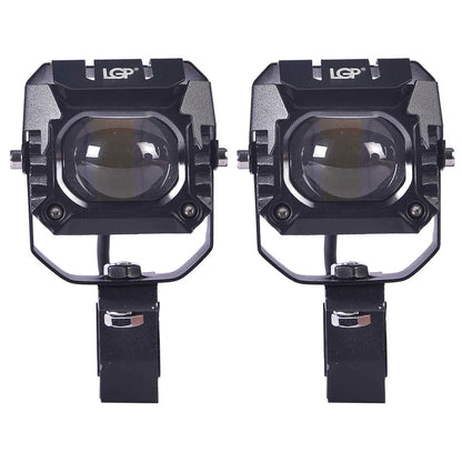 LGP FOG LAMP DK260 WITH WIRING HARNESS AND WIRED SWITCH FOR ALL BIKES | 18 MONTHS WARRANTY