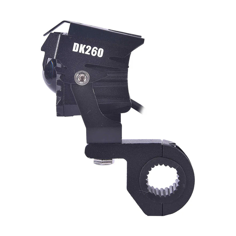 LGP FOG LAMP DK260 WITH WIRING HARNESS AND WIRED SWITCH FOR ALL BIKES | 18 MONTHS WARRANTY