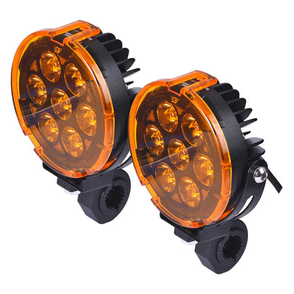 DK80 PRO HIGH POWER SPOTLIGHT | 160W |  Ultra Wide Driving Fog Lights | White/Yellow | with wiring harness and Intelligent wireless button switch | 18 months warranty | LGP