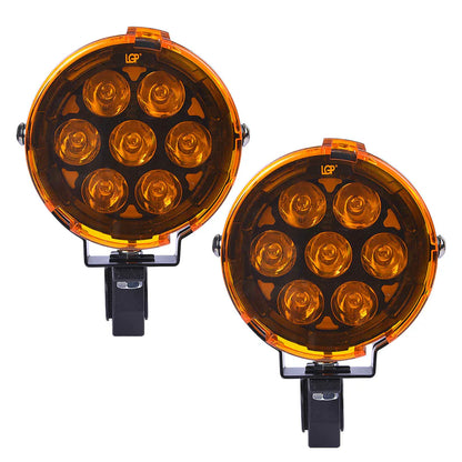 DK80 PRO HIGH POWER SPOTLIGHT | 160W |  Ultra Wide Driving Fog Lights | White/Yellow | with wiring harness and Intelligent wireless button switch | 18 months warranty | LGP