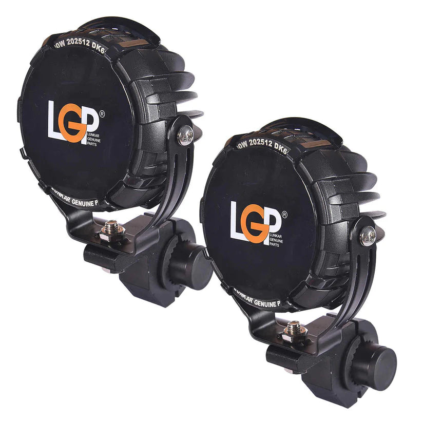 DK 660 Little Monster |  Ultra Wide Driving Fog Lights | White/Yellow | with wiring harness and Intelligent wireless button switch | 90W | 18 months warranty | LGP
