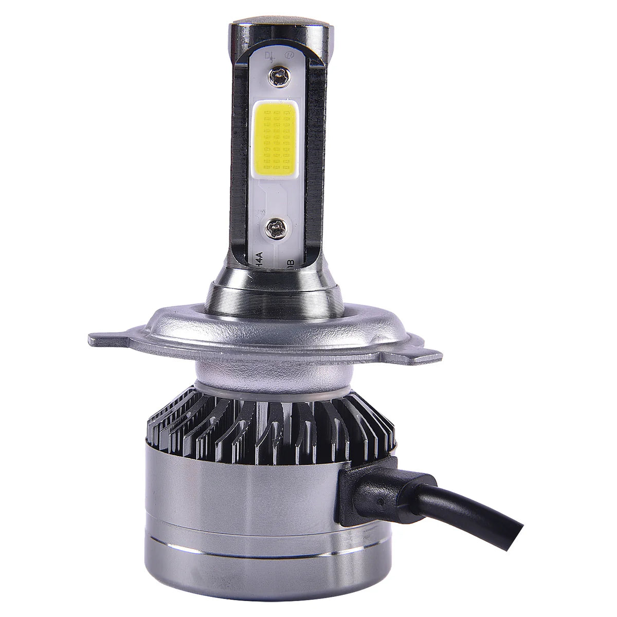 LGP AC/DC 12V to 80V H4 LED  Headlight Bulb with Cooling Fan Head Light Kit (50W White)- UNIVERSAL Only for Bike ( 1 YEAR WARRANTY )