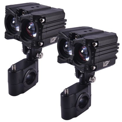 MK05 Spotlight |  IP67 waterproof | auxiliary lights with with harness | compatible for all motorcycles and cars - premium by LGP (18 months warranty)