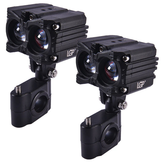 MK05 Spotlight |  IP67 waterproof | auxiliary lights with with harness | compatible for all motorcycles and cars - premium by LGP (18 months warranty)