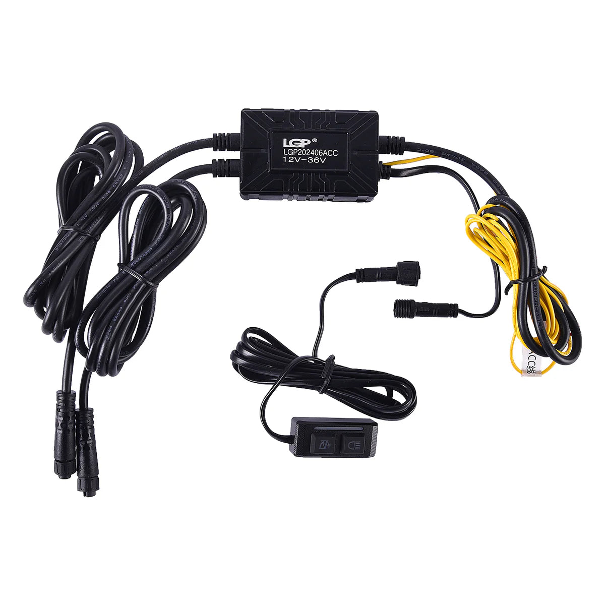 MK05 Spotlight |  IP67 waterproof | auxiliary lights with with harness | compatible for all motorcycles and cars - premium by LGP (18 months warranty)