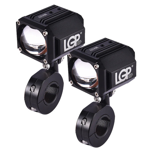 MK07 Spotlight | IP67 waterproof | auxiliary lights with harness | compatible for all motorcycles and cars - premium by LGP (18 months warranty)