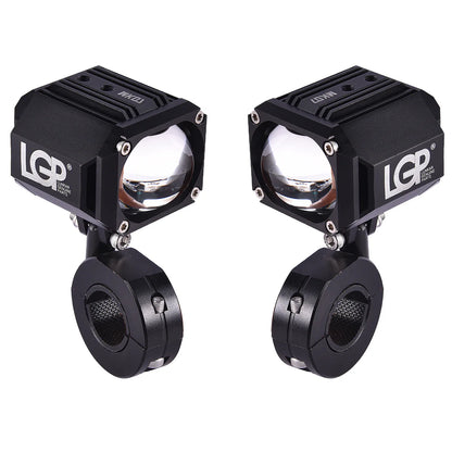 MK07 Spotlight | IP67 waterproof | auxiliary lights with harness | compatible for all motorcycles and cars - premium by LGP (18 months warranty)