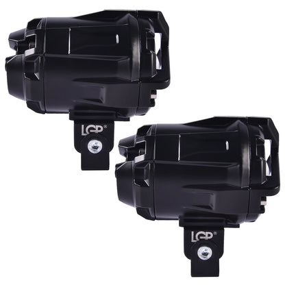 DK 350 Mercedes |  Ultra Wide Driving Fog Lights | White/Yellow | with wiring harness and wireless button switch | 60W | 18 months warranty | LGP