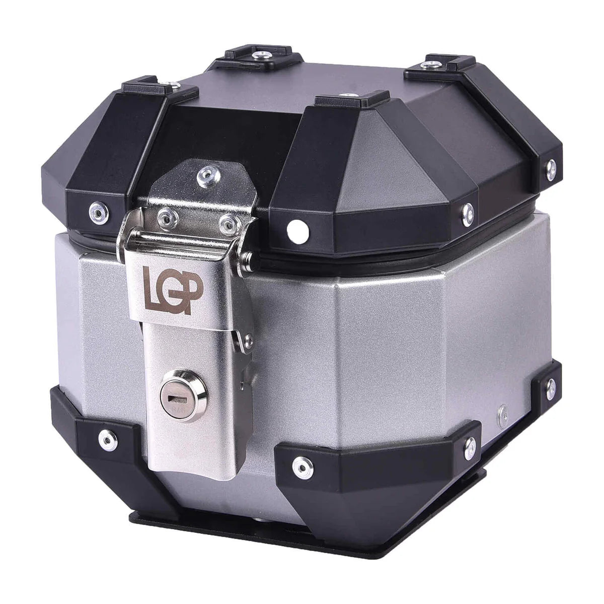 LGP 5 litres aluminium top box - Silver premium