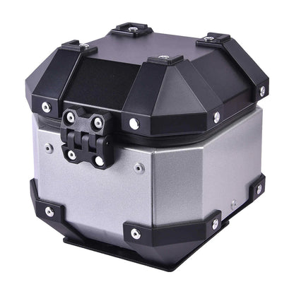 LGP 5 litres aluminium top box - Silver premium