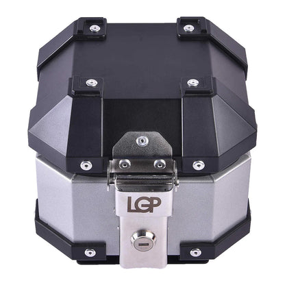 LGP 5 litres aluminium top box - Silver premium