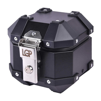 LGP 5 litres aluminium top box - Black premium