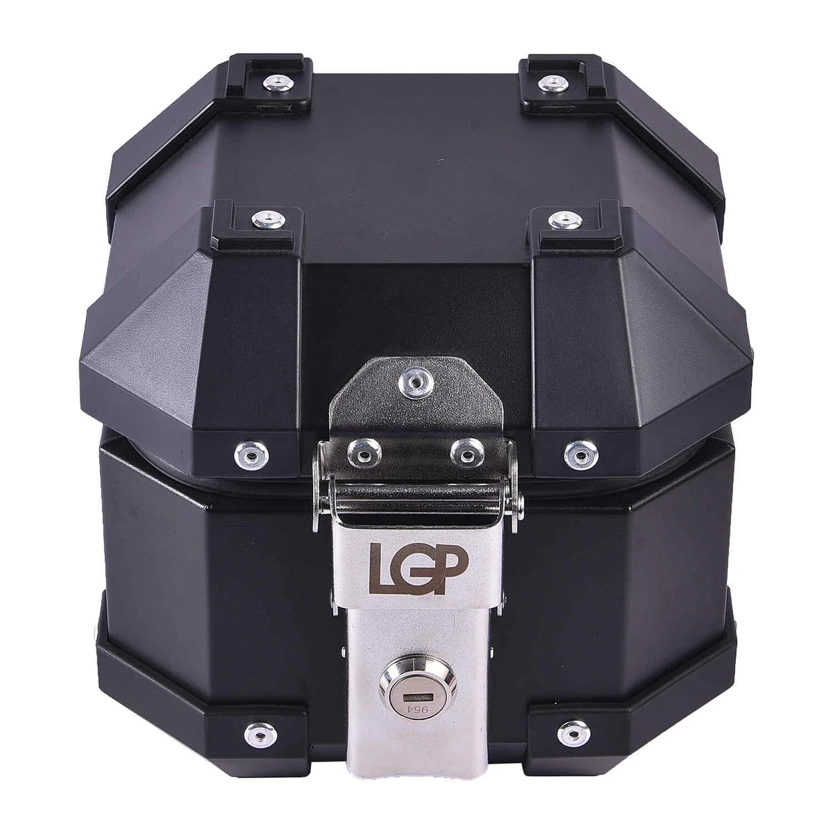 LGP 5 litres aluminium top box - Black premium