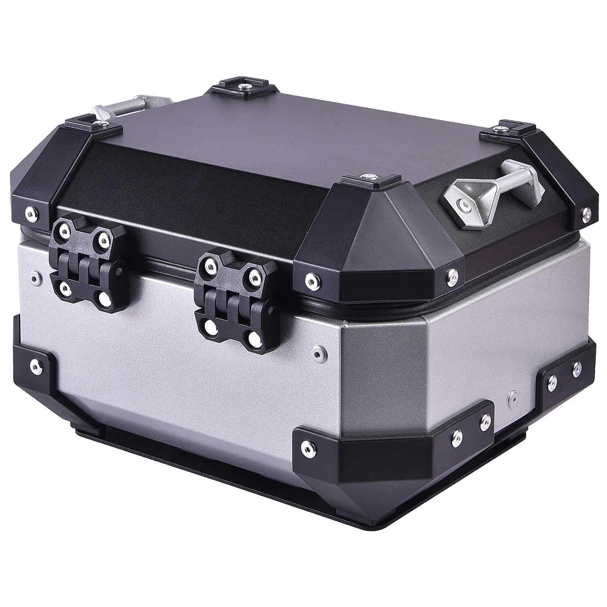 LGP 10 litres aluminium top box Silver ( fits all motorcycles )
