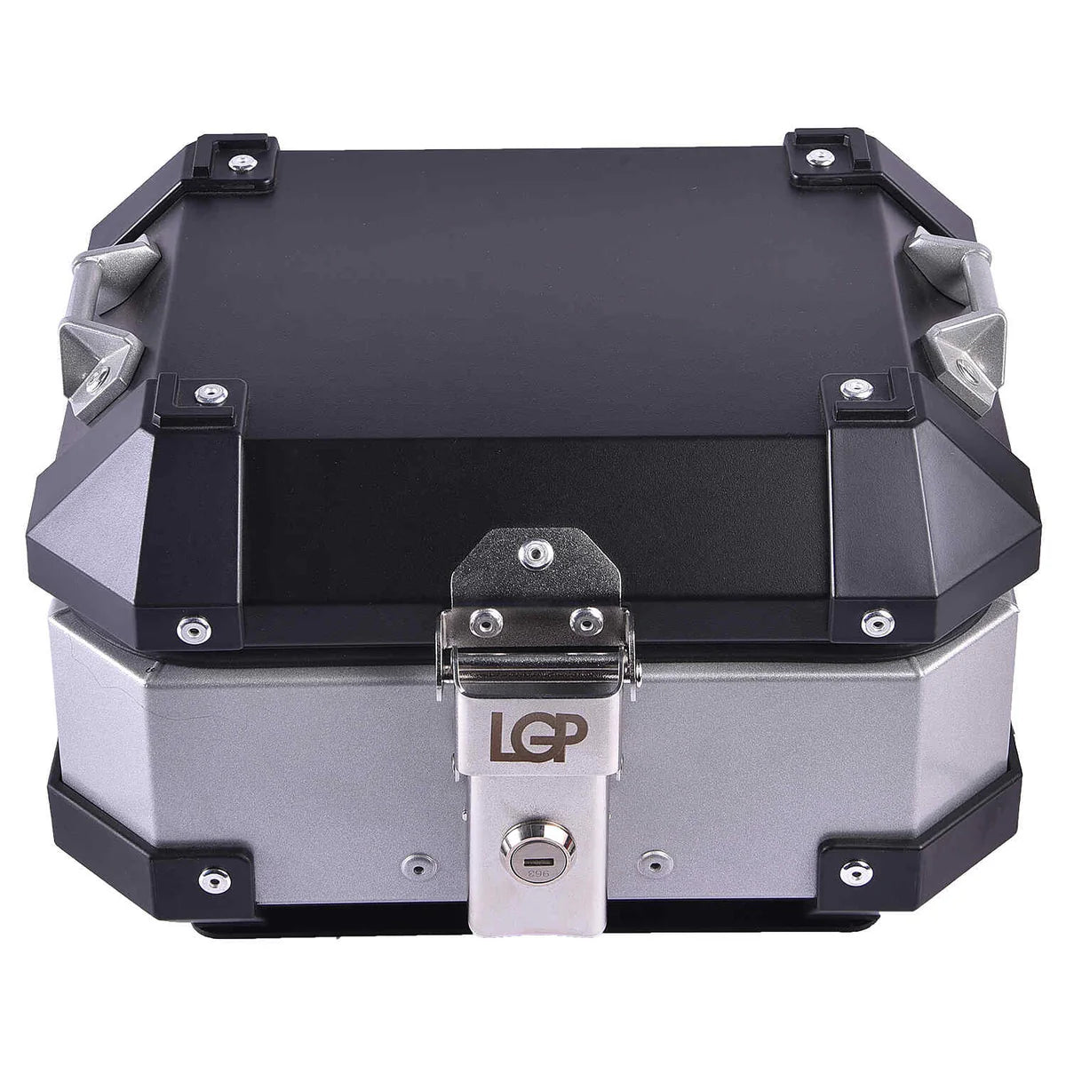 LGP 10 litres aluminium top box Silver ( fits all motorcycles )