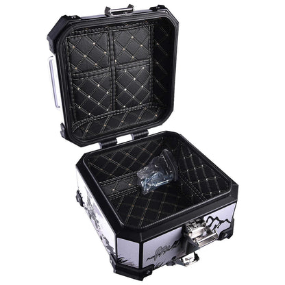 LGP 18 litres aluminium top box with adventure graphics universal 2.0 ( fits all motorcycles )