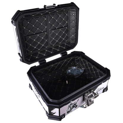LGP 25 litres aluminium top box with graphics universal 2.0 ( fits all motorcycles ) - 1 YEAR WARRANTY