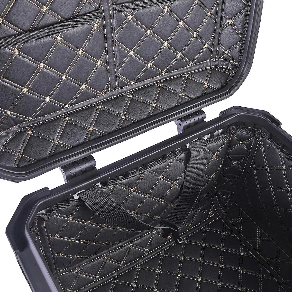 LGP Premium ( Double X V2 )Aluminium Top Box 45L - BLACK ( COMPATIBLE FOR ALL MOTORCYCLE ) - 1 YEAR WARRANTY