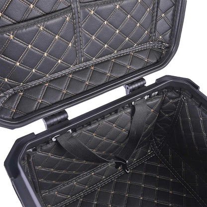 LGP Premium ( Double X V2 )Aluminium Top Box 45L - BLACK ( COMPATIBLE FOR ALL MOTORCYCLE ) - 1 YEAR WARRANTY