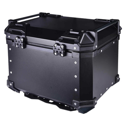 LGP Premium ( Double X V2 )Aluminium Top Box 45L - BLACK ( COMPATIBLE FOR ALL MOTORCYCLE ) - 1 YEAR WARRANTY