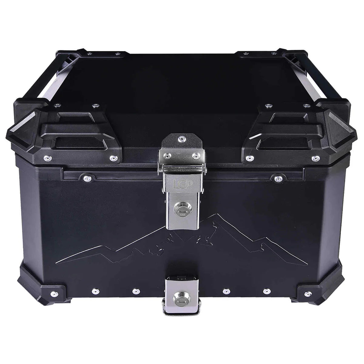ADVENTURE TOP BOX FOR HIMALAYAN 411/450 ( CASE) 45LTRS BLACK PREMIUM  BY LGP - UNIVERSAL
