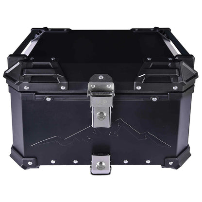 ADVENTURE TOP BOX FOR HIMALAYAN 411/450 ( CASE) 45LTRS BLACK PREMIUM  BY LGP - UNIVERSAL