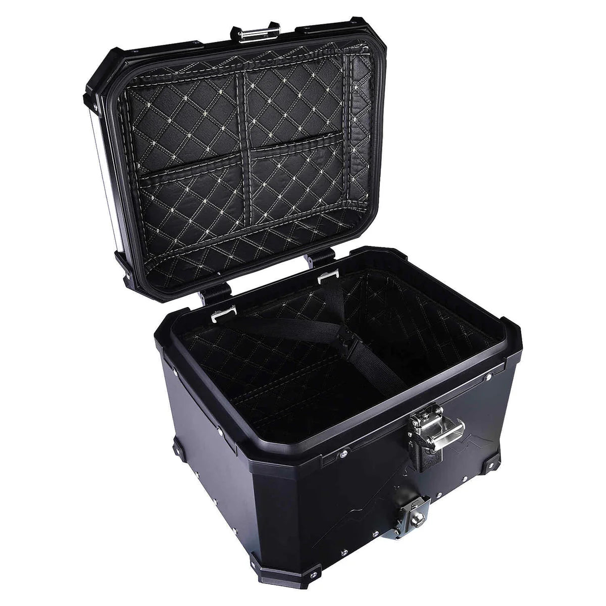 ADVENTURE TOP BOX FOR HIMALAYAN 411/450 ( CASE) 45LTRS BLACK PREMIUM  BY LGP - UNIVERSAL